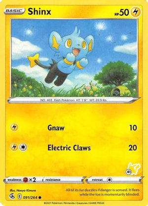 Shinx - 091/264 (#41 Pikachu Stamped) 91 - Battle Academy 2022 - Poke-Collect