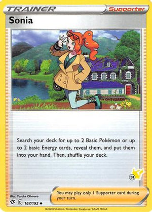 Sonia - 167/192 (#51 Pikachu Stamped) 167 - Battle Academy 2022 - Poke-Collect