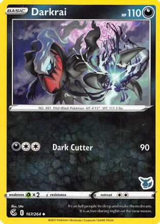 Darkrai - 167/264 (Eevee Stamped) 167 - Battle Academy 2022 - Poke-Collect