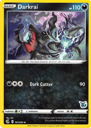 Darkrai - 167/264 (Eevee Stamped) 167 - Battle Academy 2022