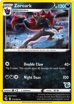 Zoroark - 171/264 (Eevee Stamped) 171 - Battle Academy 2022 - Poke-Collect