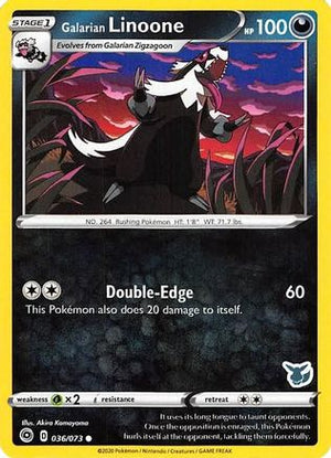 Galarian Linoone - 036/073 (Eevee Stamped) 36 - Battle Academy 2022 - Poke-Collect