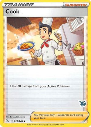 Cook - 228/264 (Eevee Stamped) 228 - Battle Academy 2022