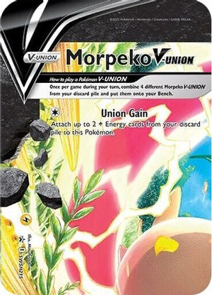 Morpeko V-UNION SWSH215/307 - SWSH Black Star Promos Holofoil - Poke-Collect