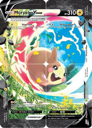 Morpeko V-Union [Set of 4] SWSH218 - SWSH Sword & Shield Promo Cards Holofoil - Poke-Collect