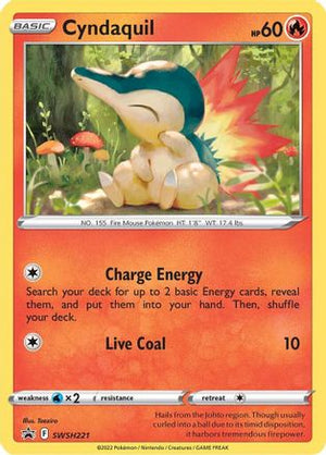 Cyndaquil SWSH221/307 - SWSH Black Star Promos Holofoil