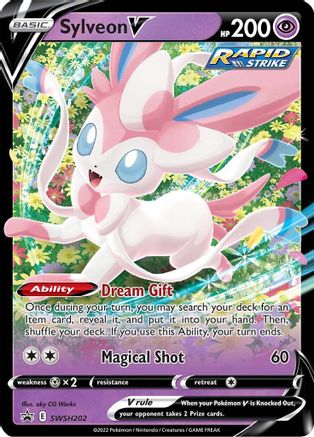 Sylveon V SWSH202/307 - SWSH Black Star Promos Holofoil - Poke-Collect