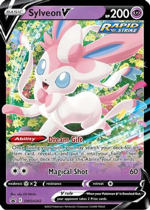 Sylveon V SWSH202/307 - SWSH Black Star Promos Holofoil - Poke-Collect