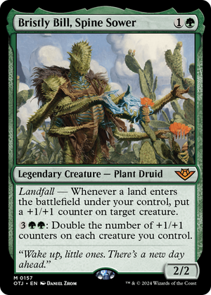 Bristly Bill, Spine Sower (PPOTJ-157) - Outlaws of Thunder Junction Promos Foil - Poke-Collect
