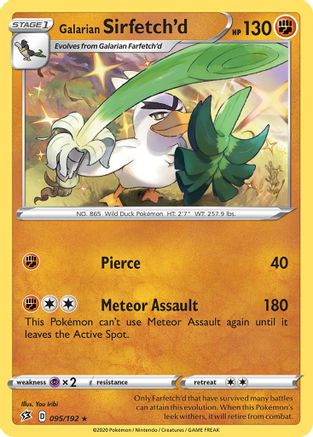 Galarian Sirfetch'd - 95/192 95 - Deck Exclusives - Poke-Collect