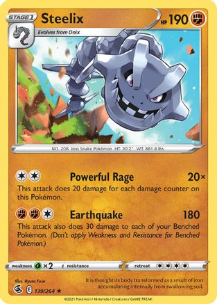 Steelix - 139/264 139 - Deck Exclusives - Poke-Collect