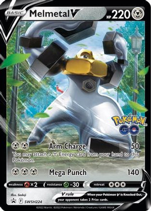 Melmetal V SWSH224/307 - SWSH Black Star Promos Holofoil - Poke-Collect
