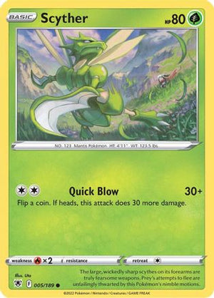 Scyther 5/189 - Astral Radiance Reverse Holofoil - Poke-Collect