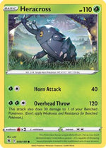 Heracross 8/189 - SWSH10 Astral Radiance Reverse Holofoil - Poke-Collect