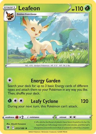 Leafeon 13/189 - SWSH10 Astral Radiance - Poke-Collect