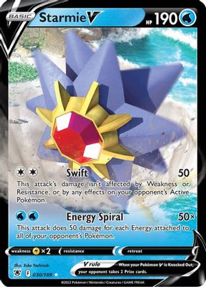Starmie V 30/189 - Astral Radiance Holofoil - Poke-Collect
