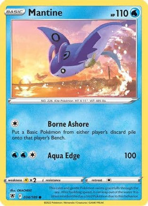 Mantine 34/189 - Astral Radiance - Poke-Collect