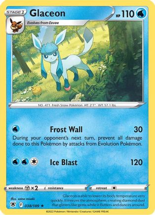 Glaceon 38/189 - SWSH10 Astral Radiance - Poke-Collect