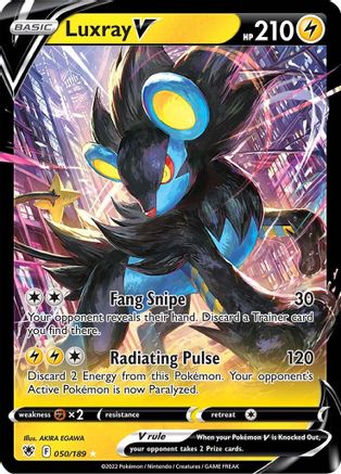 Luxray V 50/189 - Astral Radiance Holofoil - Poke-Collect