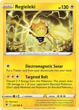 Regieleki 51/189 - Astral Radiance Reverse Holofoil - Poke-Collect