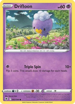 Drifloon 63/189 - SWSH10 Astral Radiance - Poke-Collect