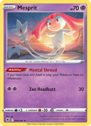 Mesprit 66/189 - Astral Radiance Holofoil - Poke-Collect