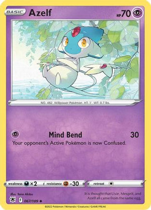 Azelf 67/189 - Astral Radiance Reverse Holofoil - Poke-Collect
