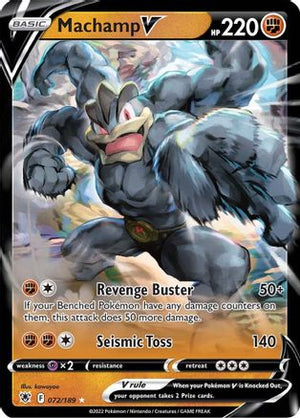Machamp V 72/189 - Astral Radiance Holofoil - Poke-Collect