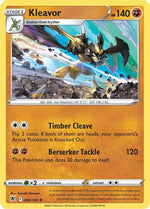 Kleavor (86) 86/189 - SWSH10 Astral Radiance Reverse Holofoil - Poke-Collect