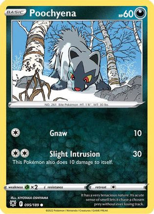 Poochyena 95/189 - Astral Radiance Reverse Holofoil - Poke-Collect