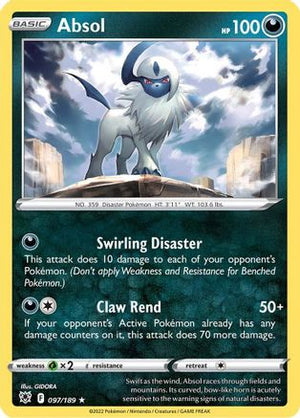 Absol 97/189 - Astral Radiance Reverse Holofoil - Poke-Collect