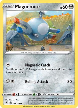 Magnemite 105/189 - SWSH10 Astral Radiance - Poke-Collect