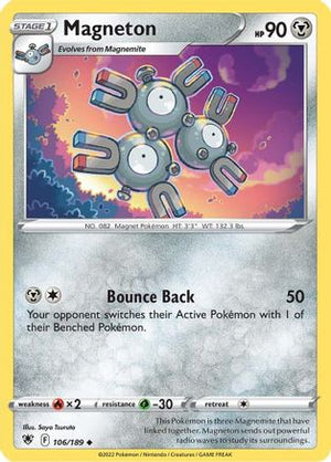 Magneton 106/189 - Astral Radiance Reverse Holofoil - Poke-Collect