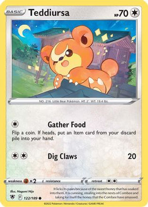 Teddiursa 122/189 - Astral Radiance - Poke-Collect