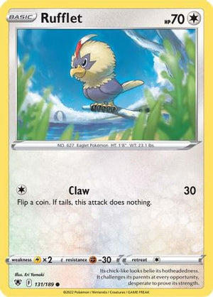 Rufflet 131/189 - Astral Radiance - Poke-Collect