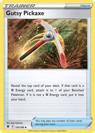 Gutsy Pickaxe 145/189 - SWSH10 Astral Radiance Reverse Holofoil - Poke-Collect