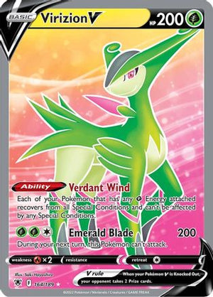 Virizion V 164/189 - Astral Radiance Holofoil - Poke-Collect