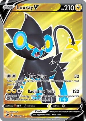 Luxray V (Full Art) 168/189 - SWSH10 Astral Radiance Holofoil