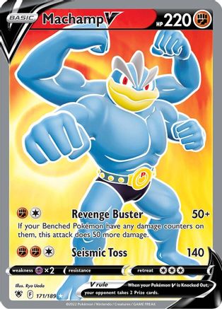 Machamp V 171/189 - Astral Radiance Holofoil - Poke-Collect