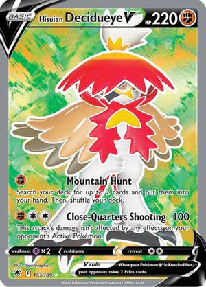 Hisuian Decidueye V (Full Art) 173/189 - SWSH10 Astral Radiance Holofoil