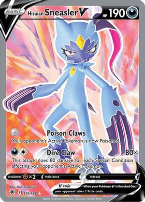 Hisuian Sneasler V 174/189 - Astral Radiance Holofoil - Poke-Collect