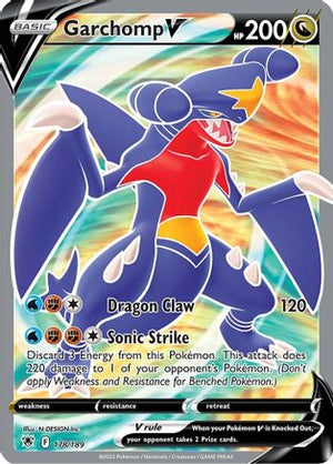 Garchomp V (Full Art) 178/189 - SWSH10 Astral Radiance Holofoil - Poke-Collect
