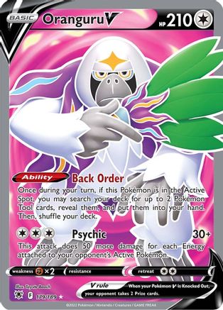 Oranguru V 179/189 - Astral Radiance Holofoil - Poke-Collect