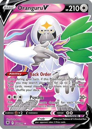 Oranguru V 179/189 - Astral Radiance Holofoil - Poke-Collect