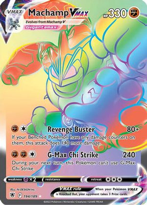 Machamp VMAX 194/189 - Astral Radiance Holofoil - Poke-Collect