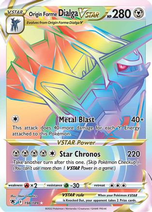 Origin Forme Dialga VSTAR 198/189 - Astral Radiance Holofoil - Poke-Collect