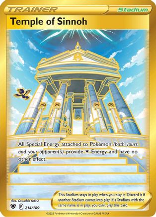 Temple of Sinnoh 214/189 - Astral Radiance Holofoil - Poke-Collect