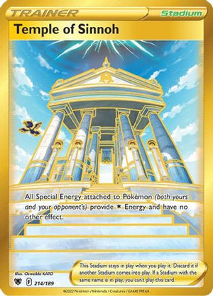 Temple of Sinnoh 214/189 - Astral Radiance Holofoil - Poke-Collect