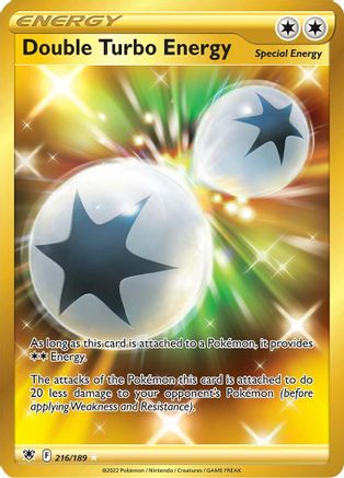 Double Turbo Energy 216/189 - Astral Radiance Holofoil - Poke-Collect