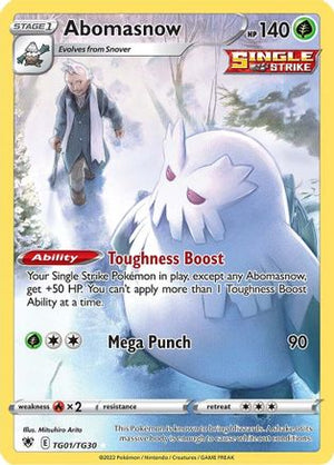 Abomasnow TG01/30 - Astral Radiance Trainer Gallery Holofoil - Poke-Collect